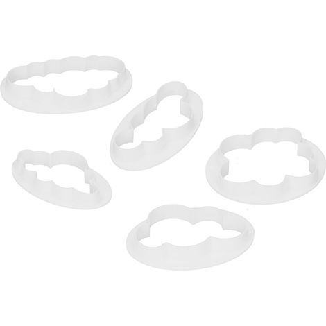 Set mit 5 Kuchenformen, Ausstechformen, Fondantform, DIY-Backdekorationswerkzeug (1/5)