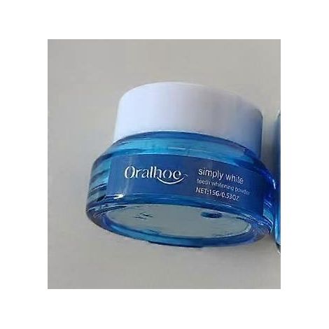 ORALHOE Zahnreinigungspulver für saubere, weiße und selbstbewusste Zähne – 15 g