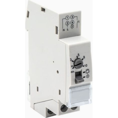 Programmateur horaire hebdomadaire AC 220V Blanc (1/4)
