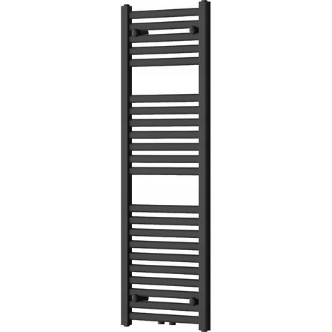 Radiador secatoallas eléctrico 465W 120x40x3cm, Negro (1/4)