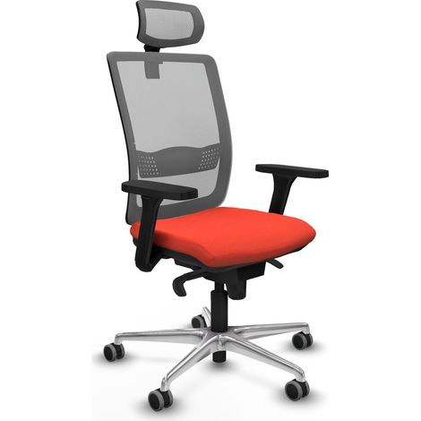 Chaise de bureau piqueras y crespo Sila Haches mousse injectée appui tête réglable (1/2)