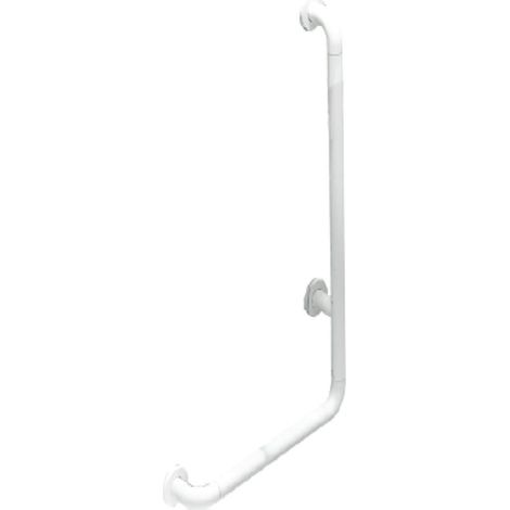 Armitage Shanks Contour 21 Angled Shower Grab Rail 900mm Length - RH White (1/2)