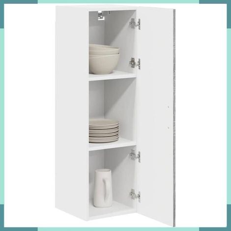 Armoire de cuisine - Kalmar - Gris Sonoma - 30 x 31 x 100 cm - Bois d'ingénierie (1/5)