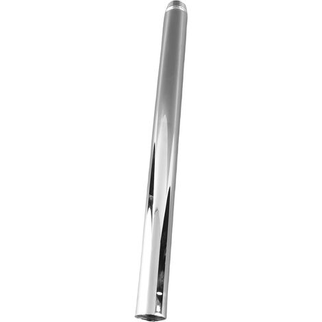Rallonge de douche en acier inoxydable, tube d'extension pour pommeau de douche, tige d'extension de 25 cm (10 pouces). (1/5)