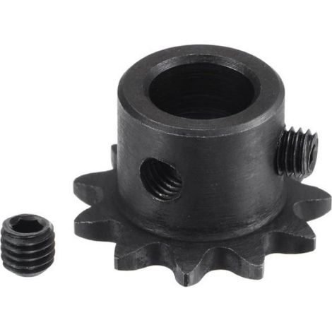 1 Pignon de rouleau,Acier au carbone,11 dents,Chaîne 25,Alésage 8mm,Pour fraiseuses et perceuses (1/5)