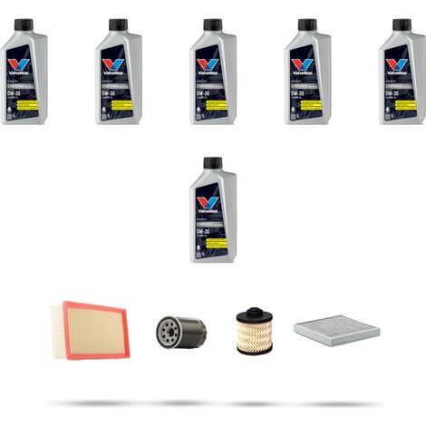 Kit tagliando 4 FILTRI e 6L OLIO compatibile con Citroen C5 III 2.0 HDI 133kw dal 2015 (1/5)