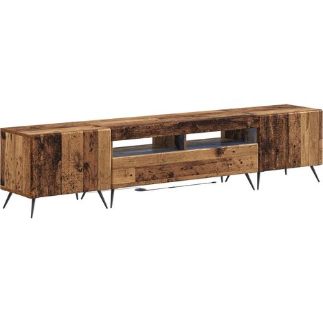 Maison Exclusive - Mobile TV LED a 5 pezzi Legno antico Legno ingegnerizzato (1/5)