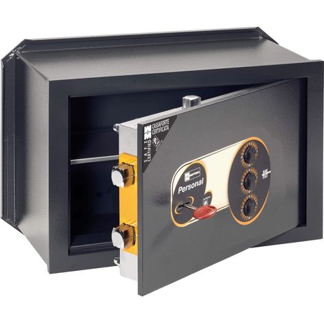 CASSAFORTE CON CHIAVE E COMBINAZIONE MECCANICA 'PERSONAL' MOTTURA 290x410x200 - MOTTURA