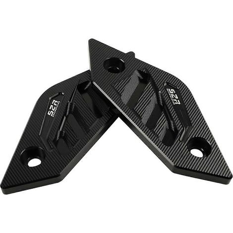 Support de fixation pour pédales passager arrière de moto 800NK 2023-2025 : caches et plaques de protection pour rembourrage latéral (1/5)