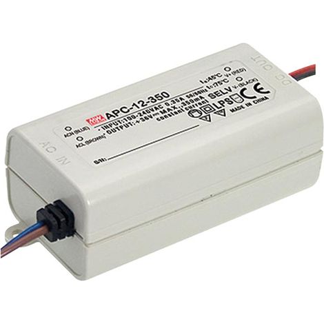 Mw-mean-well Driver LED a Corrente Costante Bianco 12W