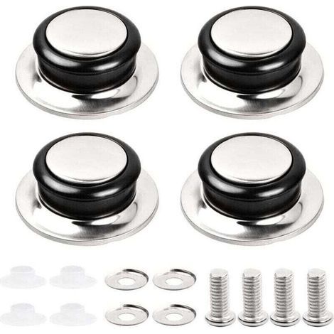 Pcs Pot Lid Handle, Glass Lid Handle, Stainless Steel Pot Lid Handle, Universal Pot Lid Handles (1/4)