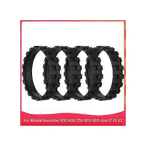 4er-Pack Ersatzreifen für iRobot Roomba Serie 500, 600, 700, 800, 900 und I7, E5, E3 Saugroboter W (1/5)