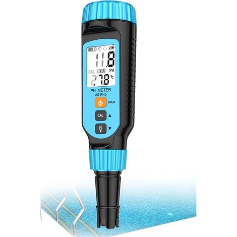 Humidimètre PH-mètre numérique PH détecteur de qualité de l'eau testeur de pH 0-14 plage de mesure température Aquariums bocal à poissons(PH6) (1/5)