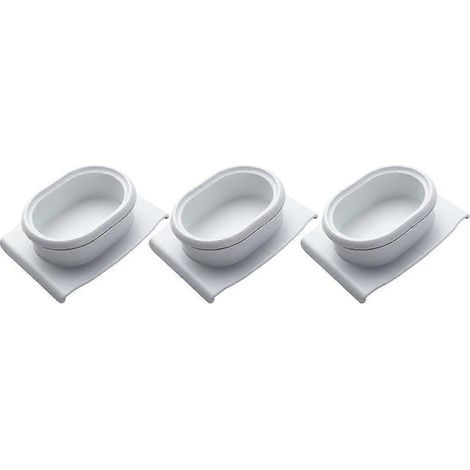 Set mit 3 Fingerschutzkappen für Gemüseschneider, Handschutz für Schneidemaschinen – 9,4 x 8 x 2,2 cm – Weiß (1/4)