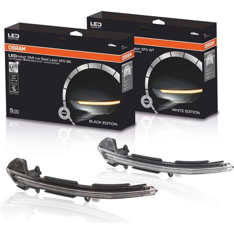 Seat Leon 5F0 Rétroviseurs Dynamique LEDriving® DMI CLAIR - LEDDMI-5F0-WT-S OSRAM (1/5)