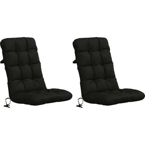 Cojines para Sillas de Respaldo Alto en 2 Piezas VIANEN 2 pcs vidaXL