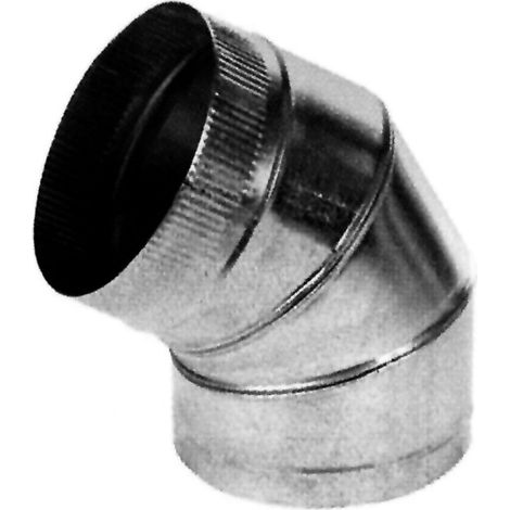 CODO ESTUFA GALVANIZADO 70 - 130 MM