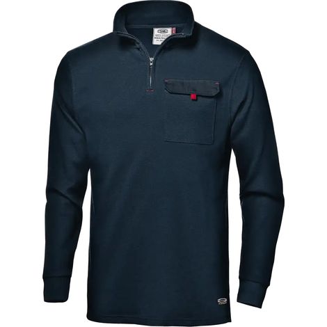 SIR SAFETY SYSTEM ZARA Polo de travail à manches longues bleu marine Taille XXL