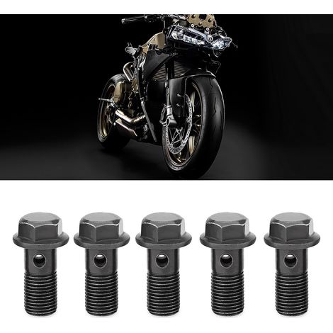 M10x1,0 mm Hohlschrauben + Unterlegscheiben für Motorradbremssattel und Hauptbremszylinder (1/5)