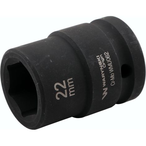 3/4"-Sechskant-Kraftstecknuss. 22 mm. CrMo. DIN 3129. Waryński (1/3)