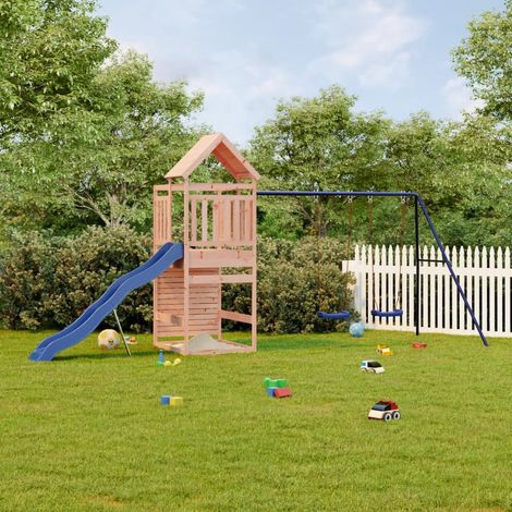 Aire de jeux d'extérieur,Maisonnette de jeu,Maison enfant bois massif de douglas BDXN41225 (1/5)