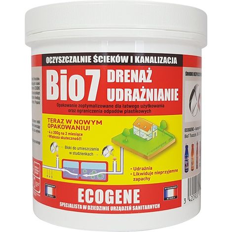 BIO7 DRAINAGE 800G préparation pour puits absorbants, drainage et assainissement