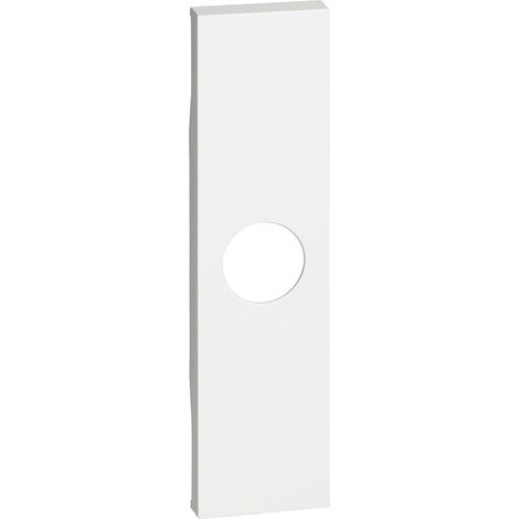 Cover Bticino Living Now pour prise TV et faux pôle Blanc KW08