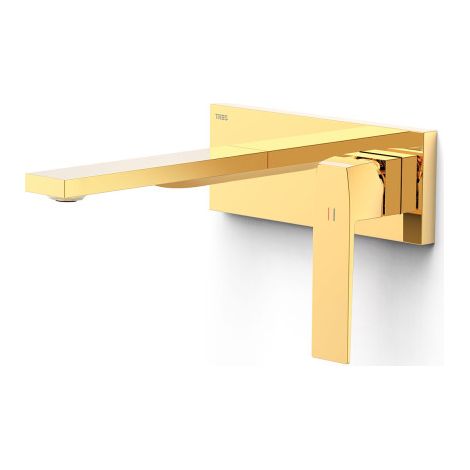 TRES 20230031OR SLIM Pieza Vista para Cuerpo Empotrado De Lavabo Color Oro 24K - ref: 20230031OR (1/2)