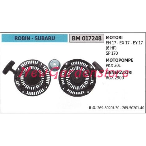 Arranque SUBARU motor bomba PKX 301 generador RGX 2900 017248