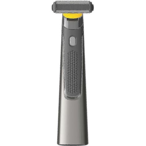 Rasoir de barbe et de corps rechargeable MicroTouch SOLO Titanium - Tondeuse de précision, étanche, 3 sabots, USB (1/5)