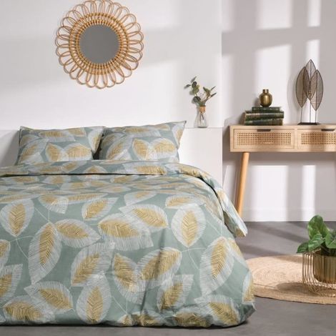 Parure de lit housse de couette Sunshine 14 16  - 240x220cm + 2 taies 63x63cm (1/3)