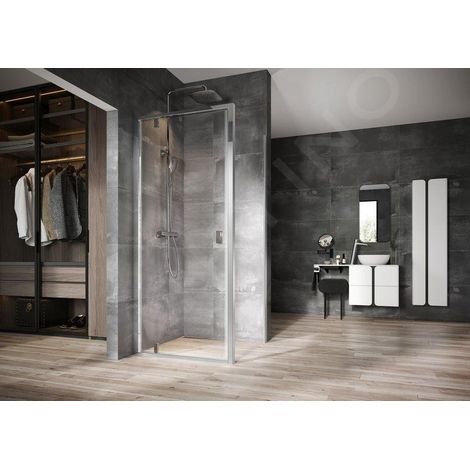 Ravak Nexty - Porte de douche pivotante 900 mm, chrome/verre clair 03O70C00Z1 (1/5)