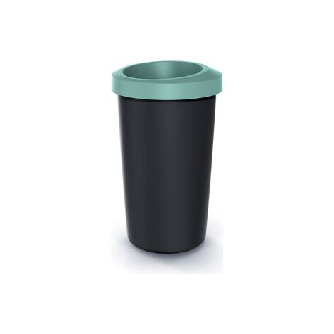 Cubo de reciclaje 45L en plástico de tapa abierta
