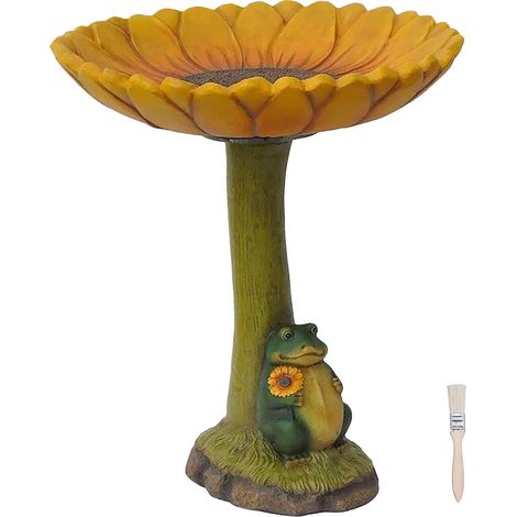 Mangeoire À Oiseaux - En Résine Résistante Aux Intempéries - Pour Jardin Extérieur Ou Décoration Intérieure - 1 Pièce (1/5)