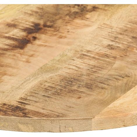 Dessus de table,Plateau de table,Dessus de bureau Bois de manguier solide Rond 15-16 mm 50 cm CFW39938 (1/5)
