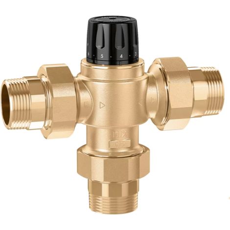 Einstellbarer Thermostatmischer für Zentralheizungsanlagen 1/2" Caleffi 523140  1/2"