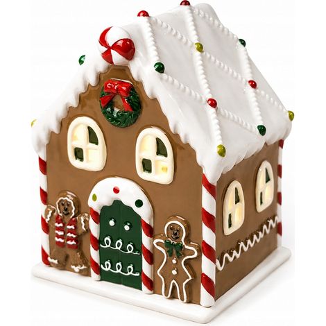 Chimenea eléctrica tipo farol para cera y aceites (Navidad) (1/5)