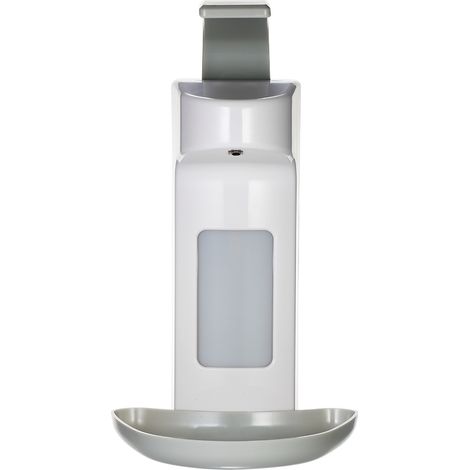 500-ml-Seifenspender mit Pumpfunktion – Manueller Einzelpumpenspender für Flüssigseifen, Duschgel und Shampoo mit Sichtfenster – Robustes ABS, Wandmontage (1/5)