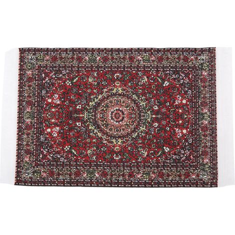 Tapis Tissé Miniature 1:12 pour Maison de Poupée, Décoration Accessoire Cadeau Enfant (1/5)