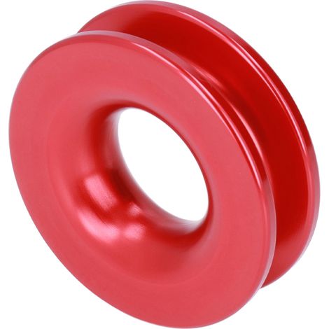 Yctze Anneau de Récupération Anneau de Récupération en Alliage D'aluminium Treuil Snatch Poulie Alliage D'aluminium pour ATV UTV Camion Marine Manilles de Bateau Poulie Treuil Anneau de(rouge). (1/5)