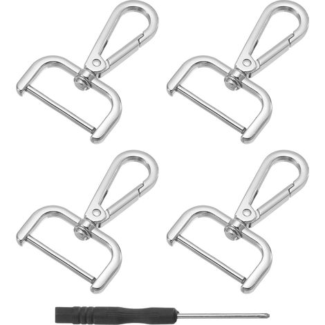 Pieces Swivel Hook Clasps 32mm (1.25 Inch) Silver (1/5)