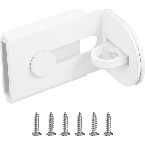 Verrou Coulissant Pour Porte, 2.39" serrure de sûreté À 90 Degrés, Cadenas D'Angle En Acier Inoxydable Avec Vis Pour Portes Coulissantes/Portes De Grange/Portail, Blanc (1/5)