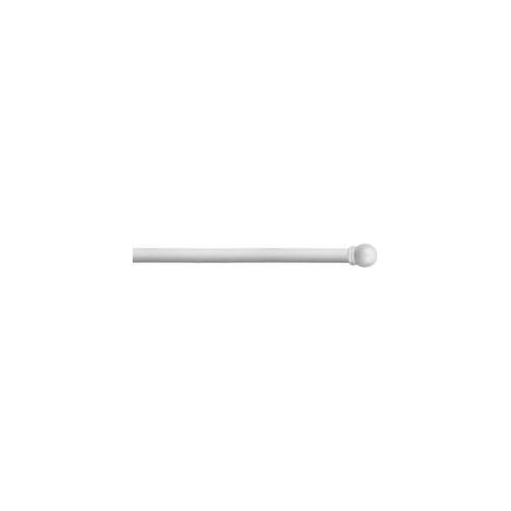 6 x BASTONE METALLO D 20/17 120/210CM PALLA BIANCO