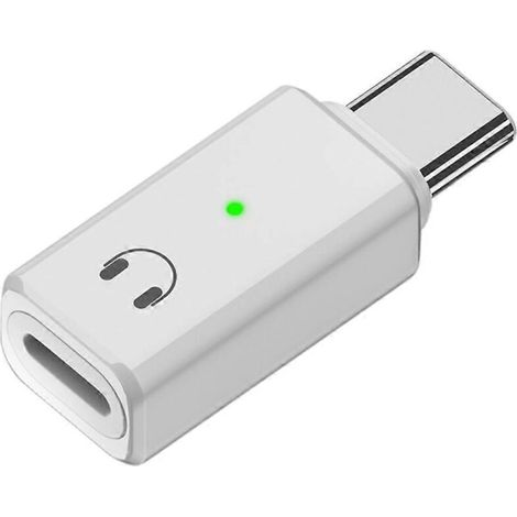 1 Adaptateur casque audio, USB-C vers 3,5 mm, alliage d'aluminium, compatible Android, prise en charge appel vocal et contrôle volume (1/5)