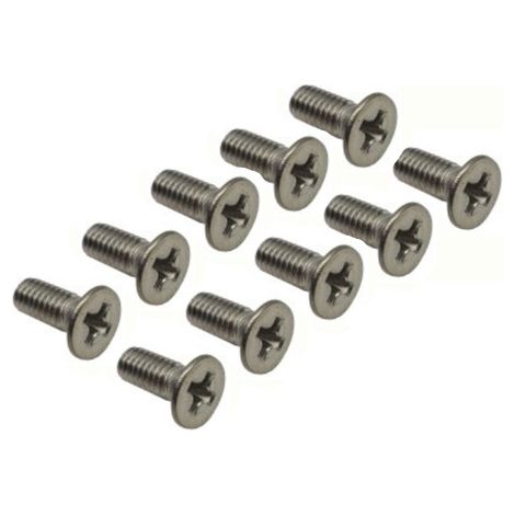Tornillo M4x10mm avellanado (10 uds)