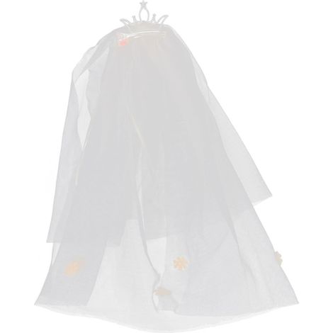 Hochzeitskrone für Haustiere mit Schleier und Accessoires für Hunde und für Zeremonien (1/5)