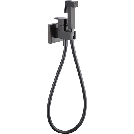 Grifo empotrado de bidé Irlanda black gun metal