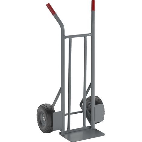 eurokraft basic, Diable en acier, avec 2 barreaux verticaux, (1/5)