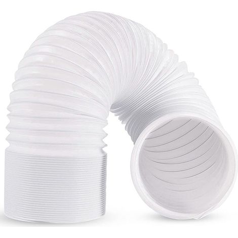 2m Mobile Air Conditioner Hose, 5.9 inch Diameter 200cm Long Flexible Air Conditioner Exhaust Hose, PP Material Mobile Air Conditioner Duct Extension (1/5)