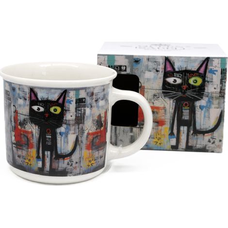 Taza de porcelana de 400 ml ART KOT Reina Isabel con estuche de regalo (1/5)